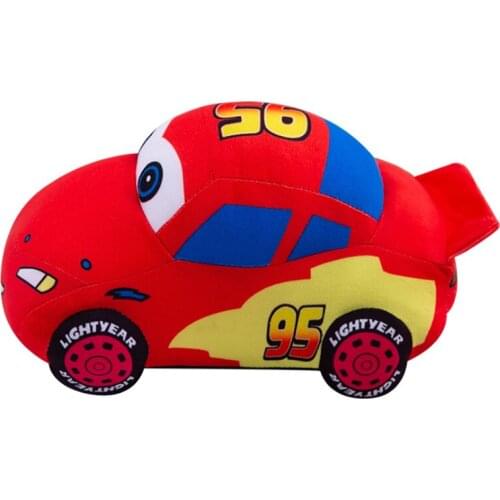 Disney Cartoon Car Plush Doll 3 Sizes High Quality Short Plush Car McQueen Toys Car Model Best Gifts Birthday For Childrens