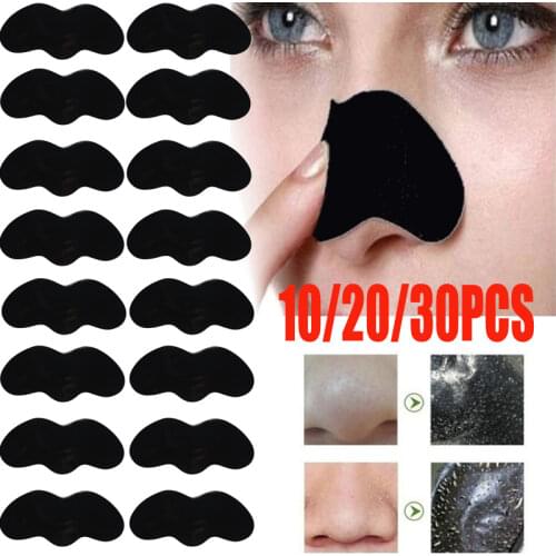 10/20/30PCS Nose Blackhead Remover Mask Deep Cleansing Shrink Pore Acne Treatment Mask Skin Care Nose Black Dots Pore Strips
