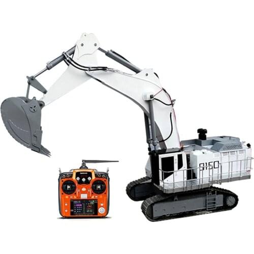 1/12 9150 Remote Control Hydraulic Excavator Model Liebherr Stainless Steel Excavator Model