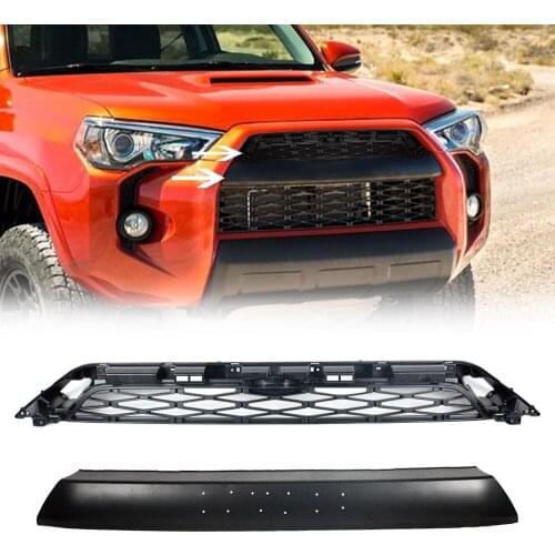 Modified Grills Grille For 4Runner 4 Runner 2015 2016 2017 2018 2019 Racing Grills Front Grille Front Grill Bumper Trims Cover
