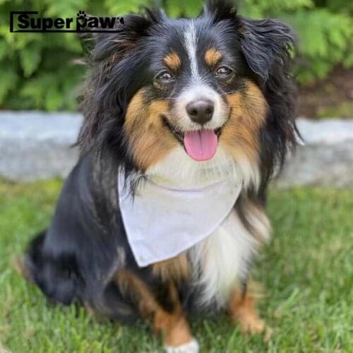 Fashion Dog Bandana Neck Scarf Adjustable Pet Tie Bowtie Necktie Bandanas Neckerchief Dog Grooming Accessories HNC11