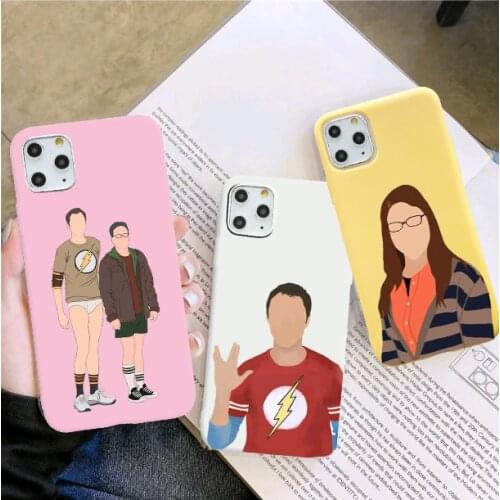 The Big Bang Theory Phone Case For iPhone 11 12 Pro XS MAX XR X 7 8 6Plus SE 2021 Candy Soft Silicone Phone Cover Bag