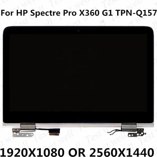 Original 13.3 inch full lcd assembly replacement for HP Spectre Pro X360 G1 TPN-Q157 LCD Display + Touch Screen