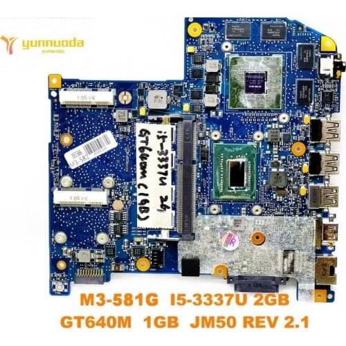 Original for ACER M3-581TG laptop motherboard M3-581TG I5-3337U 2GB GT640M 1GB JM50 MAIN BOARD REV 2.1 tested good free ship