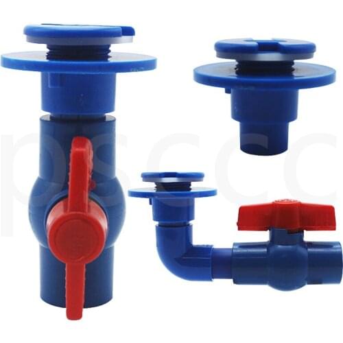 Fish tank forced drainage pipe fittings joints aquarium accessories seafood pond sewage outlet bottom filter tank drain pipe