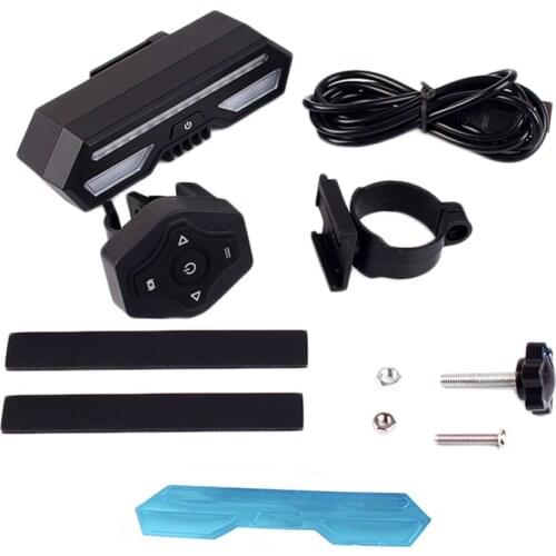 LED USB Rechargeable Bike Tail Warning Lights Bicycle Seatpost Light Cycling Safety Rear Lamp Waterproof Bike Tail Light