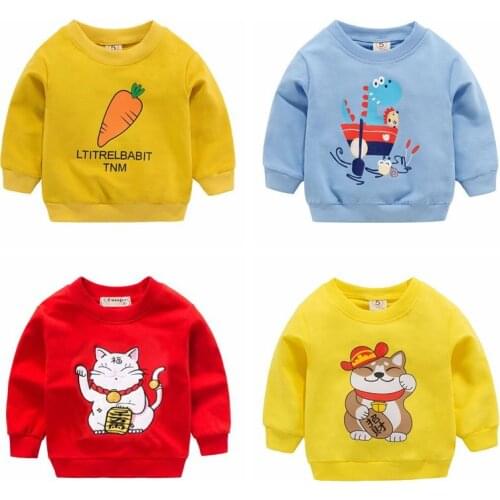 Babys Spring Clothes Newborn Long Sleeve Tops Cotton Kids Fashion Sweaters Baby Girls Boys Sweatshirts Hoodies Casual Clothing
