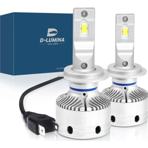 2Pcs Car H7 LED Headlight Fog Light Bulbs 50W Canbus Error Free 8000 Lumen 6000K Bright White Day Running Light DRLs