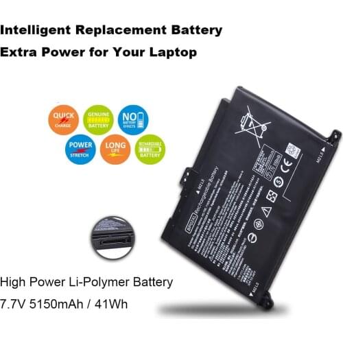 7.7V 41wh 5150mAh Laptop BP02XL Battery for HP Pavilion PC 15 15-AU 849909-850 (F9-21) 849569-421 HSTNN-LB7H BP02041XL