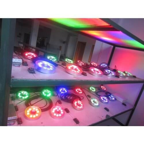 9x3W RGB 3in1 Fountain Swimming Pool Lamp ip68 outdoor waterproof Stainless Steel RGB Led Underwater Light 27W