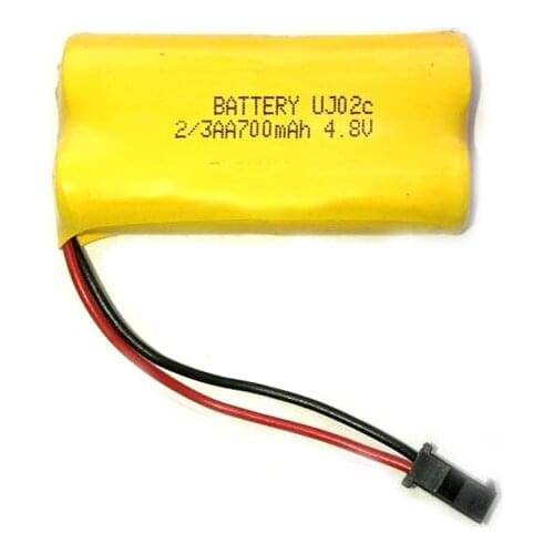 MasterFire 4.8V 700mah 2/3AA NI-CD M Battery Deformation robot remote control vehicle Rechargeable NICD Batteries with Plugs