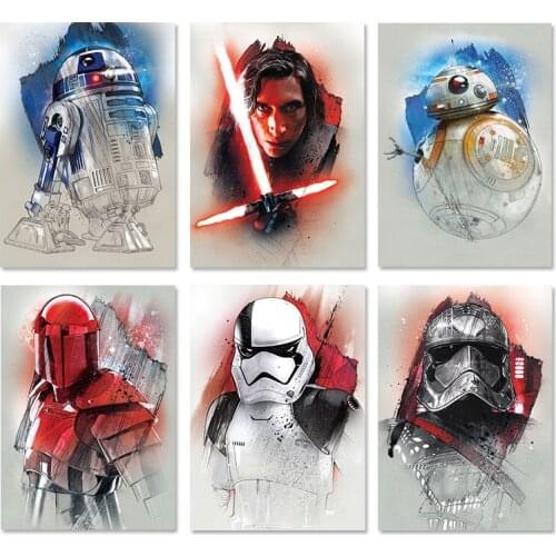 Diamond Painting Disney Star Wars Full Square Diamond Embroidery Cross Stitch Kits Mosaic Home Decoration Birthday Gift