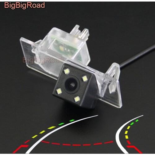 BigBigRoad Car Intelligent Dynamic Trajectory Tracks Parking Camera For Audi Q3 Q5 S3 Q7 A4L A6 A6L A3 Sedan A1 2013 2014 - 2017