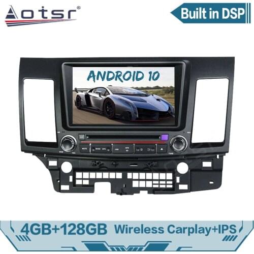 For Mitsubishi Lancer 2007 - 2013 Car Radio Android Auto GPS Tracker Multimedia Player Carplay IPS Screen PX6 AutoRadio