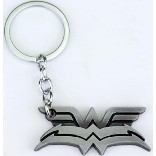 Dongsheng New Wonder Women Keychains Vintage Fashion Movie Jewelry Key Rings Holder for Men and Women Gift -50