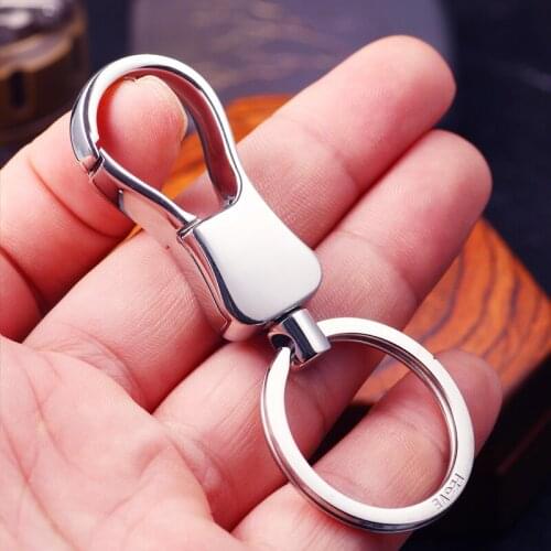 316L Stainless Steel Key Chain High Quality Men Women Car Keychain Hanging Buckle For Key Ring Holder Best Gift for Friends
