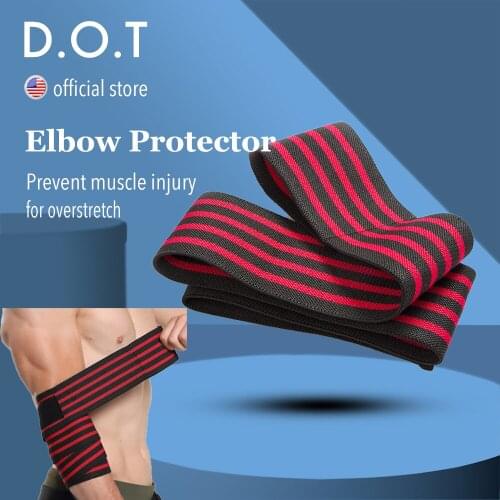Elastic Elbow Sleeves Bandage Compression Elbow Support Pads Protector Weightlifting Powerlifting Bodybuilding Arm Wrap Strap