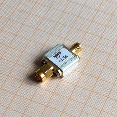 FBP-455s 455MHz SAW bandpass filter with 5MHz bandwidth