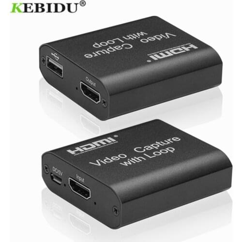 HD 1080P 4K Video Capture Card for Live Streaming HDMI-compatib To USB 2.0 Video Capture Board Game Record Broadcast