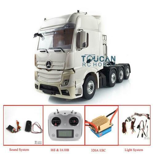LESU 1/14 Metal Chassis 8*8 RC Tractor Truck Hercules Merced Bz Cabin W/ Radio ESC Sound Light System THZH0532-SMT3