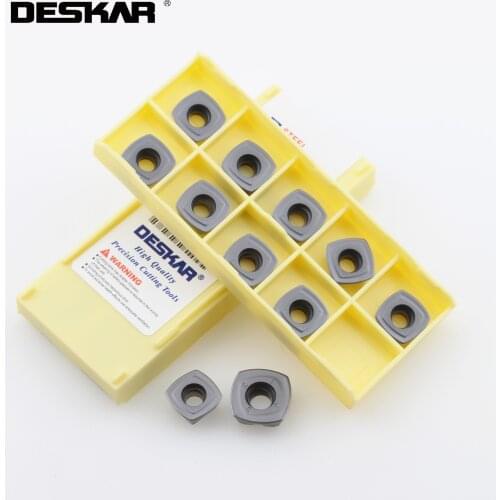 10PCS DESKAR SDMT120512 SDMT150512 PH LF6018 Milling Turning Tools Carbide Inserts CNC Lathe Cutter Cutting For Stainless Steel