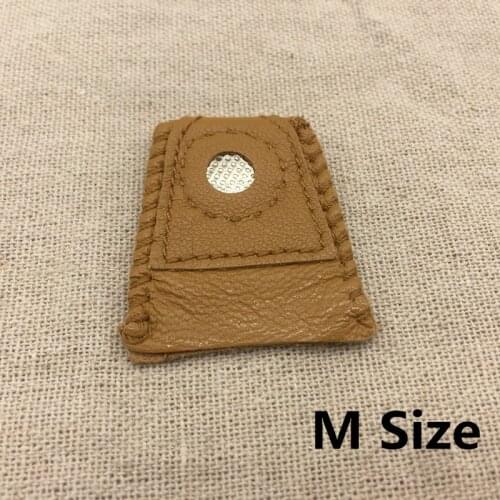 1Pcs Synthetic Leather Coin Thimble With Metal Tip DIY Sewing Tool Handmade Needlework supplies plus