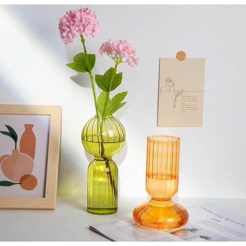 Creative Irregular Desktop Decoration Vase Decoration Glass Hydroponic Vase Living Room Entrance Home Decoration Accessories