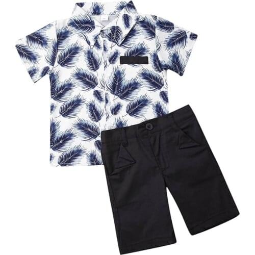 Boy Clothes 2pcs Newborn Kid Baby Boys Party Casual Tops Long Sleeve T-shirt+ Pants Shorts Outfits Clothes