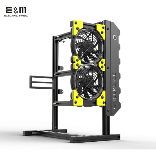 Open Air PC Test Bench Mini ITX Matx ATX Aluminium Game Vertical Frame DIY Kit Water Cooling Overclock Case PCI HD SSD Fan