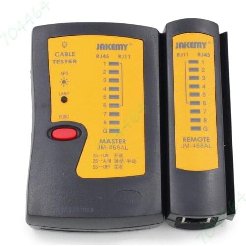 Professional Network Cable Tester RJ45 RJ11 RJ12 UTP LAN Cable LED Tool w/Bag