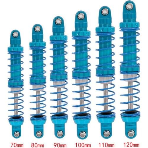 Adjustable 80mm 90mm 100mm 110mm 120mm Metal Shock Absorber Damper for 1/10 RC Car Parts Truck Crawler Axial SCX10 TRX4 D90