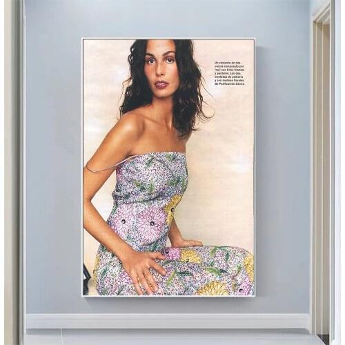 Silk Cloth Wall Poster Inés Sastre 2 Sexy Model Star Art Home Decoration Gift