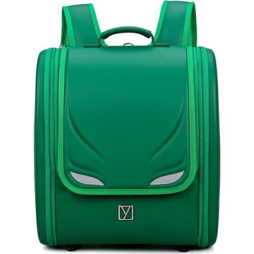 Cartoon eye school bag student backpacks for boys and girls primary Grades 1-5 school bags kids Waterproof PU mochila escolar