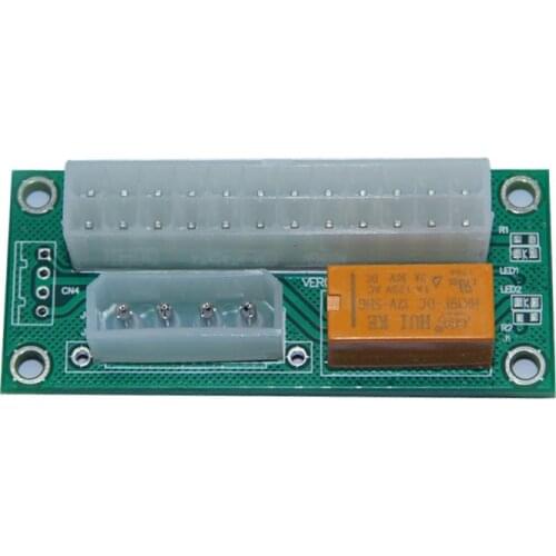 Dual Power Supply Startup Module Computer Power Synchronous Starting Control Multi-Power Simultaneous Start Line Circuit Miner