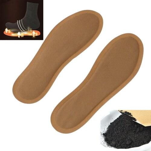 1Pair Unisex Warm Insoles Self-heating Insoles Winter Soles For Footwear Heated Self-heating Insoles