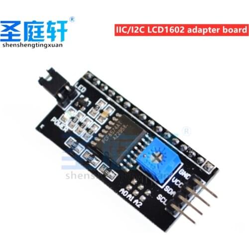 5pcs/lot LCD board adapter, LCD board adapter converter module, SPI serial interface, PCF8574 IIC I2C TWS, 1602 2004