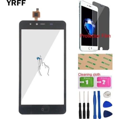 5" Phone Touch Screen Panel For Leagoo Z7 Touch Screen Front Glass Digitizer Panel Lens Sensor TouchScreen Adhesive Wipes