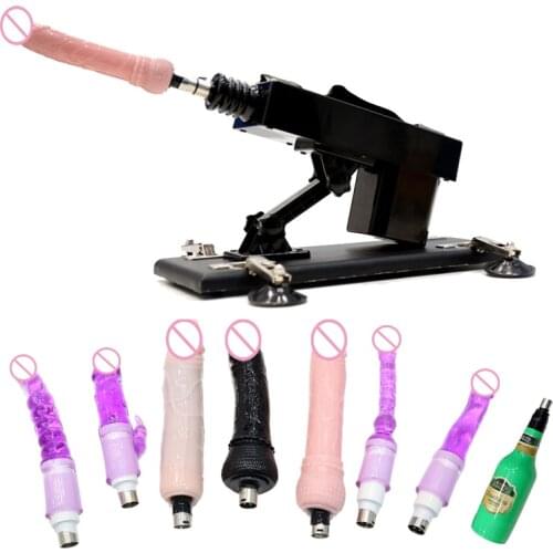Sex Machine Vibrator Toys For Men Women 18+ Adults Automatic Masturbator Love Robot With Big Dildo Vibrator Pumping Gun Sex Toys