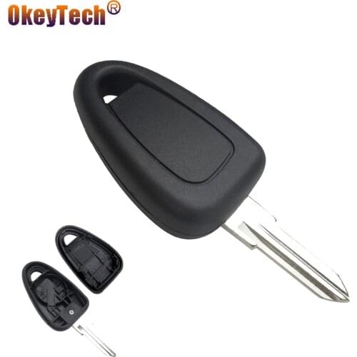 OkeyTech For Fiat Iveco No Button Transponder Car Key Shell Replacement Remote Uncut Blank Blade Case Cover FOB Car Accessories