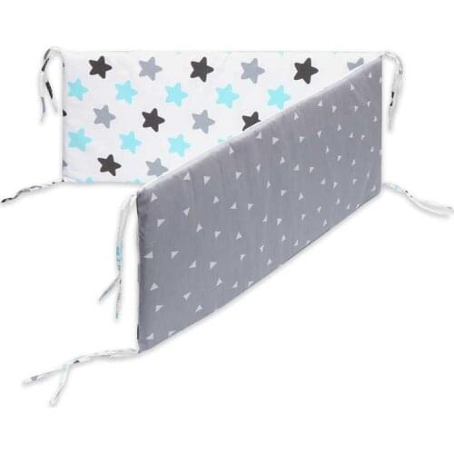Child Baby Sleeping Bed Cushion Cot Bumper Newborn Crib Bassinet Protector Fence