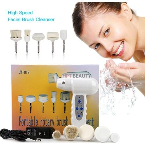 Electric Face Cleansing Brush Electric Silicone Face Cleansing Brush Facial Cleanser Pore Face Cleansing Brush Massager Machine