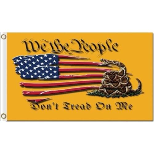 DONT TREAD ON ME new design USA flags 3x5 Feet Flag