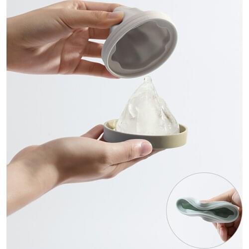 Food Grade Silicone Ice Cube Maker Snow Mountain Ice Making Mold Kitchen Tools Drinking Whiskey Freeze Ice Cube Make Dropship