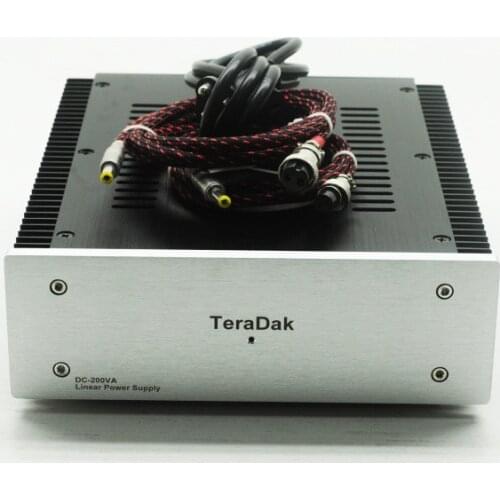 Finished TeraDak 200W linear power supply DC12V 6.5A 2 ways output Low noisse PSU