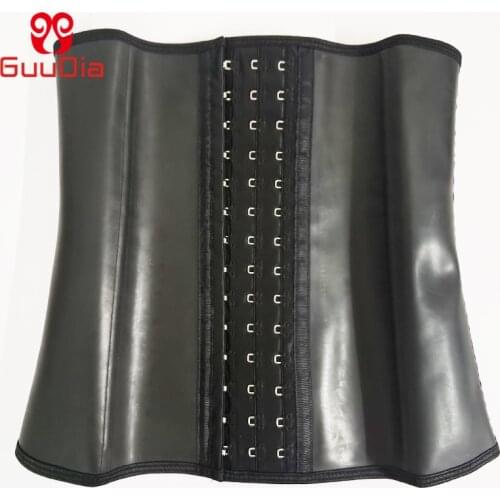GUUDIA Latex Waist Trainer Body Shaper Skin Friendly Postpartum Girdle Waist Trimmer Women Cinchers Slimming Shapers Push Up
