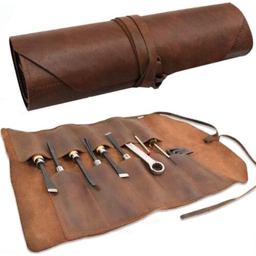 Multifunctional Storage Bag Reel Kit Handbag Engraving Knife Leather Tool Bag Woodworking Tool Storage Box