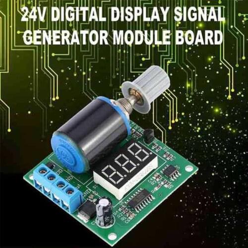 DC 12V 24V 4-20mA Frequency Signal Generator Module LED Display Signal Sources Val ve Adjustment Analog Transmitter R7UB