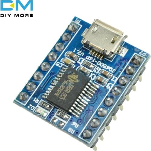 JQ6500 Voice Sound Board Module USB DIP16 TTL UART MP3 Breakout Replace One to 5 Way MP3 Voice 3.2-5V 20mA