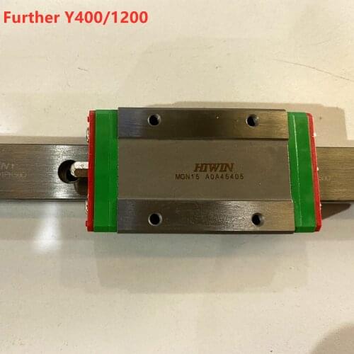 Blurolls Genuine Hiwin MGN15H Linear Rails Set for Further Y400 Y1200 V1.5 V2 Laser Cutter and Engraver