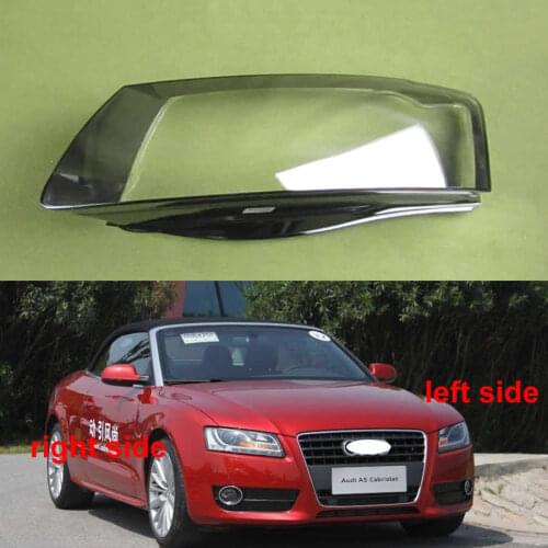 For Audi A5 2008-2010 Headlamp Cover Lampshade Lamp Shade Lamp Glass Headlight Shell Lens Plexiglass Replace original lampshade